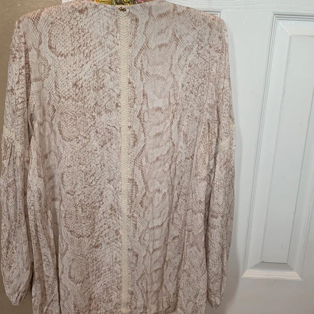 PILYQ Python Button Blouse - Picture 3 of 3